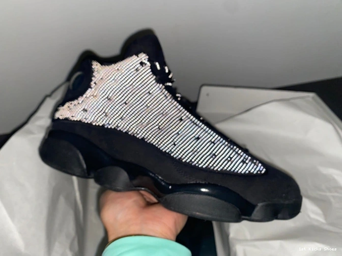 SportInspired Black Jordan Air 414571- Retro 709 13 Cat 1222